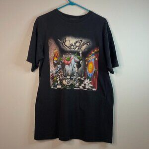 Vintage 00s 2002 Korn "Untouchables" Shirt Black Size Large by Sundog Y2K Rare